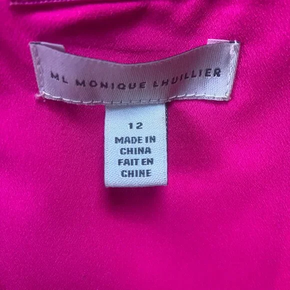 Like NEW ML Monique Lhuillier Amelia Strapless Floral Jacquard Gown Sz 12 - Picture 8 of 9